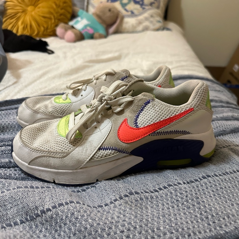 Nike Kids' Sneakers with Red and Green Accents. Nike AirMax’s